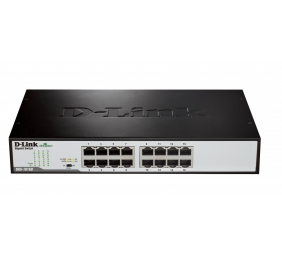 D-Link | 16-Port Gigabit Unmanaged Desktop Switch | DGS-1016D | Unmanaged | Desktop
