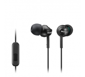 Sony In-ear Headphones EX series, Black | Sony | MDR-EX110AP | In-ear | Black