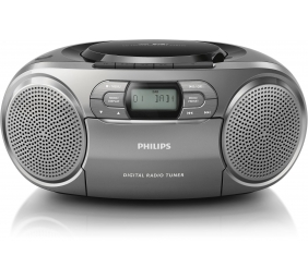 Philips CD Soundmachine AZB600 DAB CD cassette with Dynamic Bass Boost.