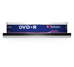 Verbatim 43498 DVD+R AZO 4.7GB 16X Matt Silver Surface diskai (10 vnt pakuotėje)