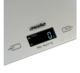 Mesko | Kitchen Scales | MS 3145 | Maximum weight (capacity) 5 kg | Graduation 1 g | Display type LCD | Silver