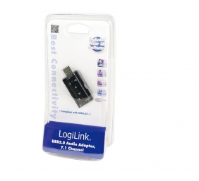 Logilink | USB Audio adapter, 7.1 sound effect