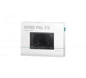 Deepcool | Laptop cooler Wind Pal FS , slim, portabel , highe performance, two 140mm fans, 2 xUSB Hub, up tp 17" | 382x262x46mm mm | 922g g