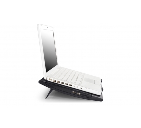 Deepcool | Laptop cooler Wind Pal FS , slim, portabel , highe performance, two 140mm fans, 2 xUSB Hub, up tp 17" | 382x262x46mm mm | 922g g