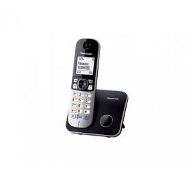 Panasonic | Cordless | KX-TG6811FXB | Built-in display | Caller ID | Black | Conference call | Phonebook capacity 120 entries | Speakerphone | Wireless connection