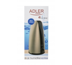 Humidifier | Adler | AD 7954 | Ultrasonic | 18  W | Water tank capacity 1 L | Suitable for rooms up to 25 m² | Humidification capacity 100 ml/hr | Gold