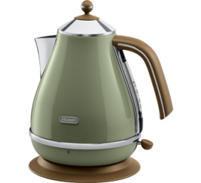 Delonghi | Kettle | KBOV 2001.GR | Electric | 2000 W | 1.7 L | 360° rotational base | Green