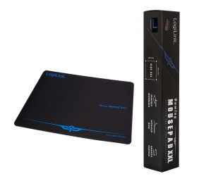 Logilink | Mousepad XXL | Gaming mouse pad | 400 x 3 x 300 mm | Black
