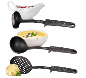 Stoneline | Kitchen utensil set | 9 pc(s) | Dishwasher proof | black