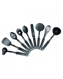 Stoneline | Kitchen utensil set | 9 pc(s) | Dishwasher proof | black