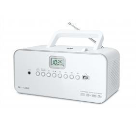 Muse | M-28RDW | Portable radio CD/MP3 Player with USB | White