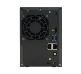 Asus Asustor Tower NAS AS6302T up to 2 HDD/SSD, Intel Celeron Dual-Core, J3355, Processor frequency 2 GHz, 2 GB, DDR3L, Black