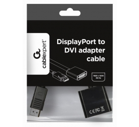 Gembird A-DPM-VGAF-02 Vaizdo kabelio adapteris, DisplayPort (male) į VGA (female), Juoda