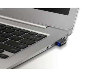 Asus | USB-AC53 NANO AC1200 Dual-band USB MU-MIMO Wi-Fi Adapter | 2.4GHz/5GHz | 36 month(s)
