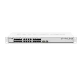 MikroTik | Cloud Smart Switch | CSS326-24G-2S+RM | Managed L2 | Rackmountable | 1 Gbps (RJ-45) ports quantity 24 | SFP+ ports quantity 2 | 12 month(s)