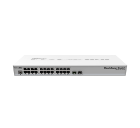 MikroTik | Cloud Router Switch CRS326-24G-2S+RM | Managed L3 | Rackmountable | 1 Gbps (RJ-45) ports quantity 24 | SFP+ ports quantity 2 | 12 month(s)