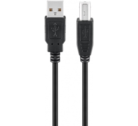 Goobay | USB 2.0 Hi-Speed cable | USB-A to USB-B USB 2.0 male (type A) | USB 2.0 male (type B)