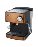 Adler Espresso coffee machine  AD 4404cr Pump pressure 15 bar, Built-in milk frother, Semi-automatic, 850 W, Cooper/ black