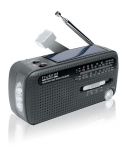 Muse Radio Power supply by dynamo and solar MH-07DS Black