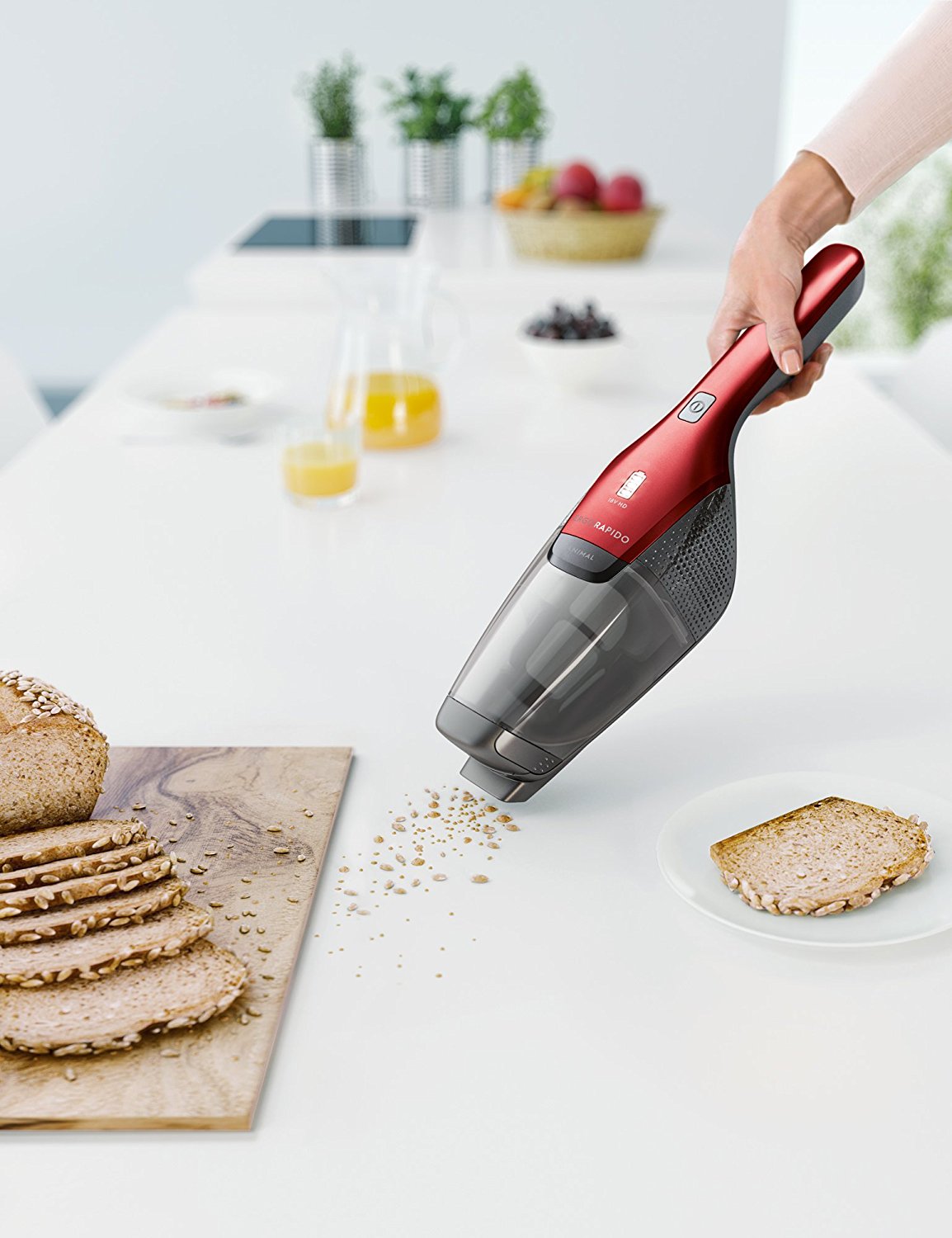 Electrolux Ergorapido 2 in 1 vacuum cleaner EER7ANIMAL Battery warranty 24 month(s), Handstick 2in1, Red, 0.5 L, 79 dB, Cordless, 18 V, 45 min