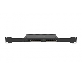 Mikrotik Wired Ethernet Router RB4011iGS+RM, Quad-core 1.4Ghz CPU, 1GB RAM, 512 MB, 1xSFP+, 1xSerial console port, PCB Temperature and Voltage Monitor, IP20, Cage and Desktop Case with Rack Ears, RouterOS L5 | Enthernet Router | RB4011iGS+RM | No Wi-Fi | 