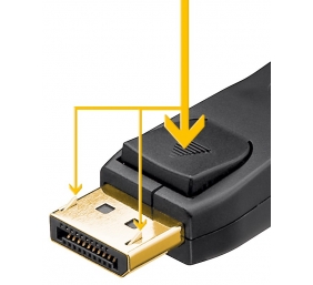 Goobay | Black | DisplayPort connector cable 1.2 | DP to DP | 3 m