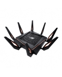 Asus Gaming Router ROG GT-AX11000 802.11ax, 1148+4804+4804 Mbit/s, 10/100/1000 Mbit/s, Ethernet LAN (RJ-45) ports 4, Mesh Support Yes, MU-MiMO Yes, 3G/4G via optional USB adapter, Antenna type 8xExternal, 2xUSB 3.1 Gen1, WiFi 6, AiMesh, AiProtection Pro, 