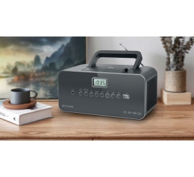 Muse | Portable radio | M-28DG | AUX in | Grey