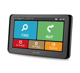 Mio Truck navigation Spirit 8670 6.2" touchscreen, Bluetooth, GPS (satellite), Traffic Message Channel (TMC), Maps included