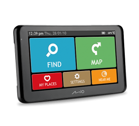 Mio Truck navigation Spirit 8670 6.2" touchscreen, Bluetooth, GPS (satellite), Traffic Message Channel (TMC), Maps included