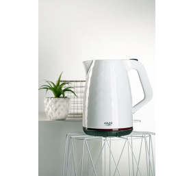 Adler | Kettle | AD 1277 | Standard | 2200 W | 1.7 L | Plastic | 360° rotational base | White