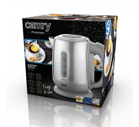 Camry | Kettle | CR 1278 | Standard | 1630 W | 1.2 L | Stainless steel | 360° rotational base | Stainless steel