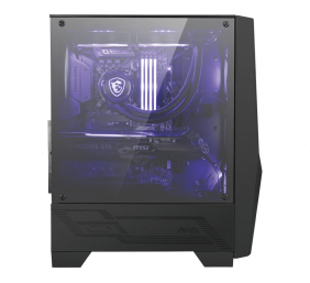 MSI MAG FORGE 100M PC Case, Mid-Tower, USB 3.2, Black | MSI | MAG FORGE 100M | ATX | Black