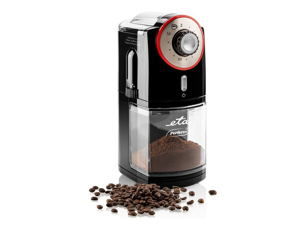 ETA | Grinder | Perfetto ETA006890000 | 100 W | Coffee beans capacity 200 g | Lid safety switch | Number of cups Up to 14 pc(s) | Black
