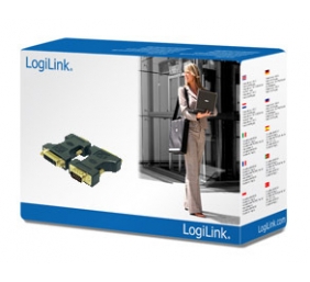 LogiLink® DVI Adapter DVI-I female - VGA DSUB male  | Logilink Black | HD DSUB 15-pin male | DVI-D (24+5) female | Vga to dvi adapter