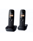 Panasonic | Cordless | KX-TG1612FXH | Built-in display | Caller ID | Black | Conference call | Phonebook capacity 50 entries | Wireless connection