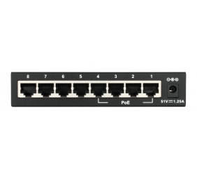 D-Link Switch DES-1008P Unmanaged, Desktop, 10/100 Mbps (RJ-45) ports quantity 8, PoE ports quantity 4, Power supply type Single
