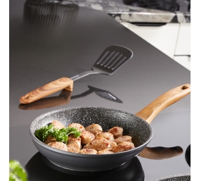 Stoneline | Back To Nature | 17898 | Kitchen utensil set | 9 pc(s) | Dishwasher proof | Black/ Wooden Look