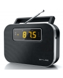 Muse | M-081R | Alarm function | 2-band PLL portable radio | Black
