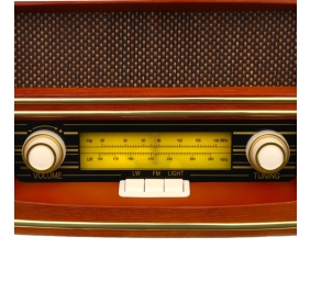 Camry Retro radio CR 11030 Wooden Brown, 1,5 W