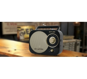 Muse | Portable radio | M-055RB | AUX in | Black/Gold