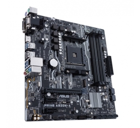 Asus PRIME A320M-A Processor family AMD, Processor socket AM4, DDR4-SDRAM 2133,2400,2666,2933,3200 MHz, Memory slots 4, Supported hard disk drive interfaces M.2, Number of SATA connectors 6, Chipset AMD A, Micro ATX