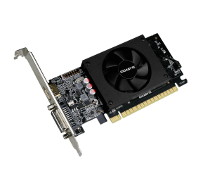 Gigabyte | Low Profile | NVIDIA | 2 GB | GeForce GT 710 | GDDR5 | Cooling type Active | HDMI ports quantity 1 | PCI Express 2.0 | Memory clock speed 5010 MHz | Processor frequency 954 MHz