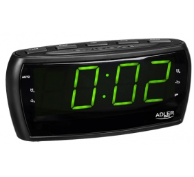 Adler | AD 1121 | Alarmclock Radio | Black | Alarm function