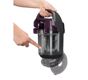 Bosch MoveOn Mini Vacuum cleaner BGC05AAA1 Bagless, Purple, 700 W, 1.5 L, A, A, D, A, 78 dB,