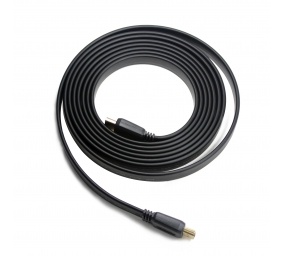 Cablexpert | Black | HDMI male-male flat cable | 3 m m