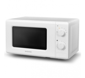 DAEWOO Microwave oven KOR-6617W 20 L, Rotary, 700 W, White, Free standing, Defrost function