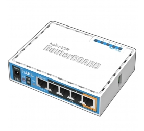 MikroTik | hAP ac lite | RB952Ui-5ac2nD | 802.11ac | 2.4/5.0 | 867 Mbit/s | 10/100 Mbit/s | Ethernet LAN (RJ-45) ports 5 | MU-MiMO Yes | PoE in/out