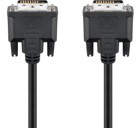 Goobay | Black | DVI-D male Dual-Link (24+1 pin) | DVI-D male Dual-Link (24+1 pin) | DVI to DVI | 1.8 m