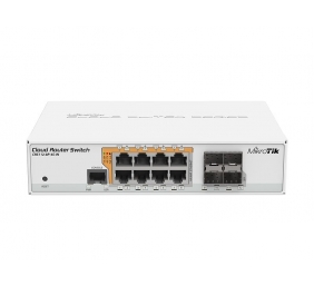 MikroTik | Cloud Router Switch CRS112-8P-4S-IN | SFP ports quantity 4 | 12 month(s) | Desktop | 1 Gbps (RJ-45) ports quantity 8 | Web managed